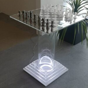 Σκάκι Plexiglass Φωτιζόμενο