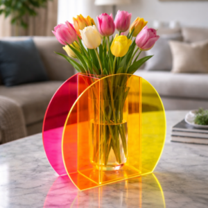 NeoClear Plexiglass Vase