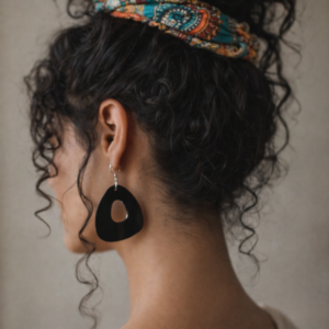 Classic Black Earrings