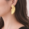 Gold Wings Earrings